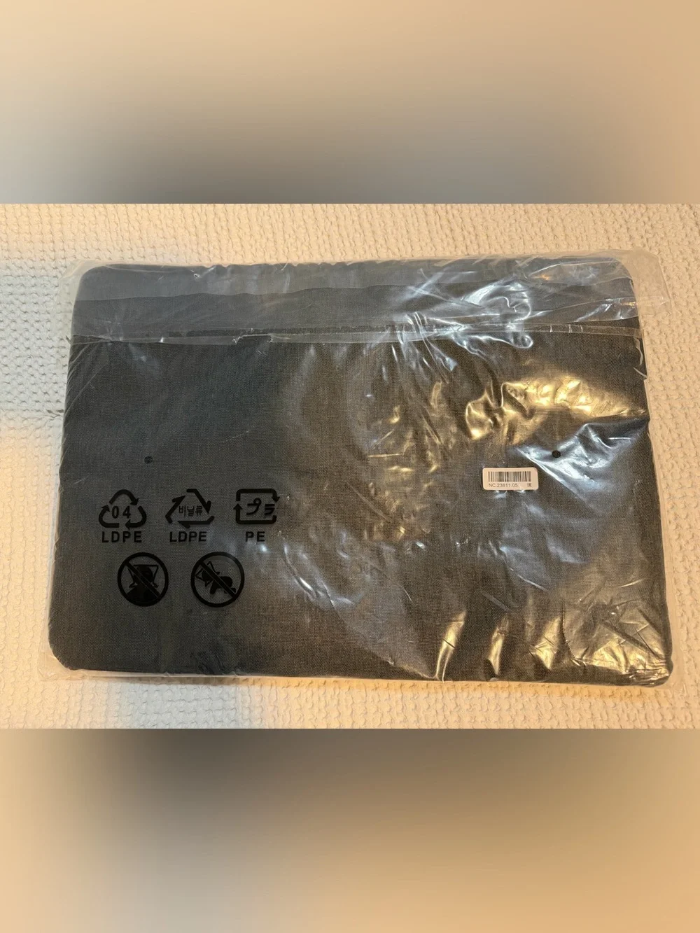 Acer Black Laptop Sleeve with Silver Logo